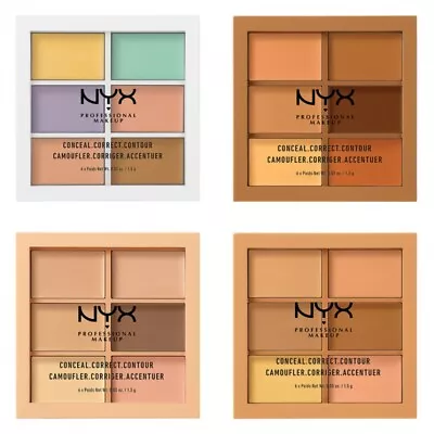 NYX PROFESSIONAL MAKEUP Cruelty Free Conceal Correct Contour 6 Color Palette • $14.55