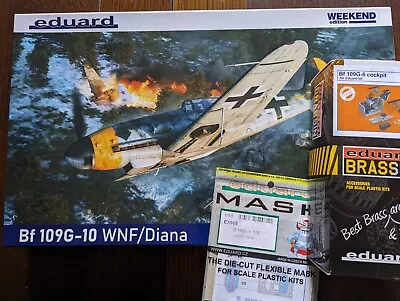 Eduard BF 109 G-10 WNF/Diana 1/48 Inc Masks And Brassin Print 109 G-6 Cockpit • £10