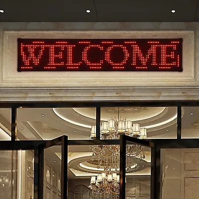 High Brightness Outdoor LED Sign Programmable Scrolling Message Display Board US • $54.15