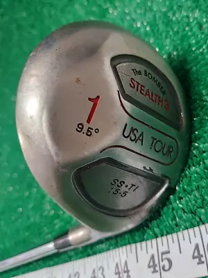 USA TOUR Stealth 3 The Bomber 9.5° Golf Club Driver  RH 45   250cc  15-5 SS-Ti • $11.99