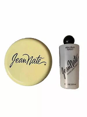 Vintage Jean Nate Powder Container (no Powder) And After Bath Splash (no Liquid) • $18