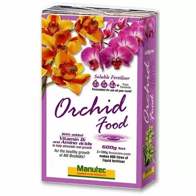 $36.47 • Buy Manutec 600G Orchid Food Fast Acting Completely And Quickly Water Soluble