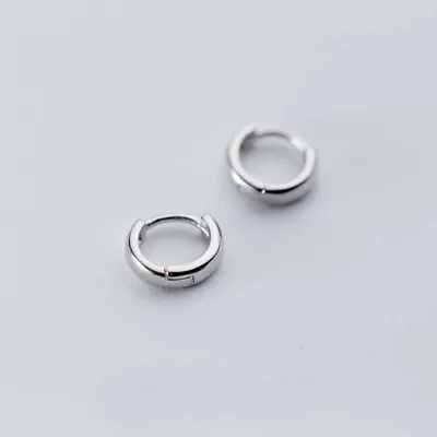 925 Sterling Solid Silver Ear Tiny 5MM Hoop Earrings Huggie Earrings Women • $11.99