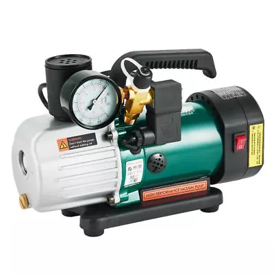 220V Rotary Vane Vacuum Pump Single Stage Lab Refrigerator Pump 1/6HP 1.8CFM NEW • $280.80