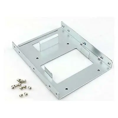 SSD To HDD Hard Drive Adapter - 2.5-inch To 3.5-inch Metal Mounting Bracket • £5.41