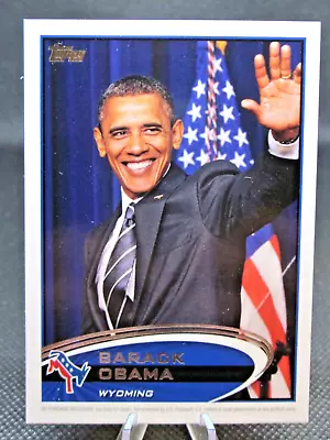 2012 Topps Update #ppo-50 Presidential Predictor Barack Obama (wyoming) • $6.49