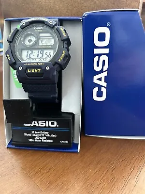 Casio G Shock World Time Mens Dark Blue  New In Box • $30
