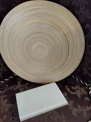 Large Bamboo Plate Charger • $5.99