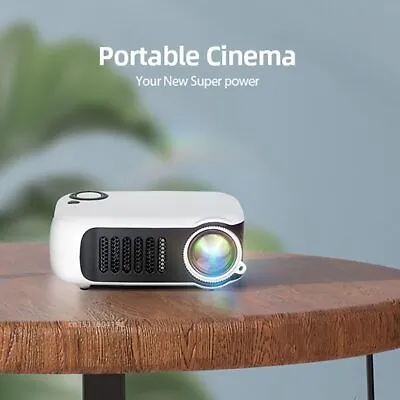 £36.47 • Buy A2000 MINI Projector: Home Cinema, Portable 3D LED Video,  4K 1080P, HD Port
