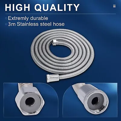 10FT Shower Hose Extra Long Handheld Stainless Steel Flexible Pipe Bathroom USA • $9.99