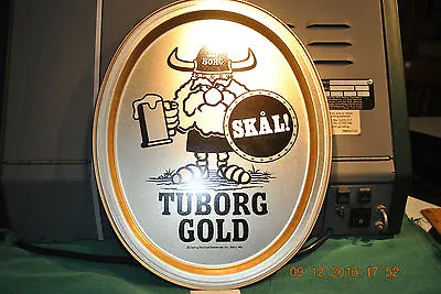 Tuborg Gold Beer Tray - Vintage Metal Tray - New Old Stock!!! • $15.99