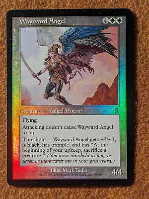 LP Foil Wayward Angel Odyssey Magic Mtg Vintage Commander Cube Rare • $9