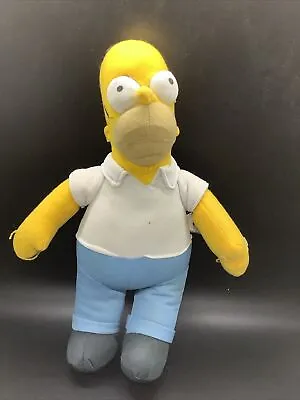 The Simpsons Plush Soft Toy Homer Large 11 Inch Collectable 2005 Matt Groening • £13.95