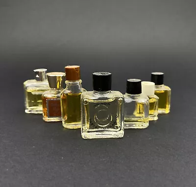 Vintage Miniature Mini Perfume Bottles Lot Of 7 Various Brands • $9.99