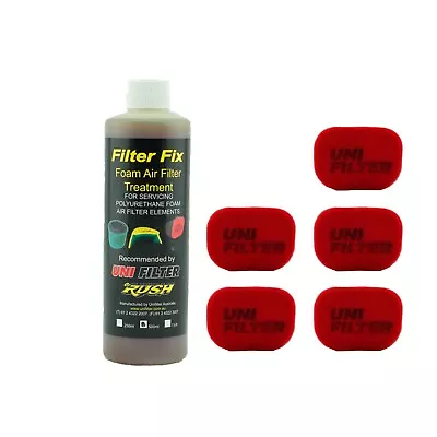 5 X UNIFILTER Safari Snorkel Ram Head (150Wx100H) Cover Pre Cleaner & Filter Oil • $128.80