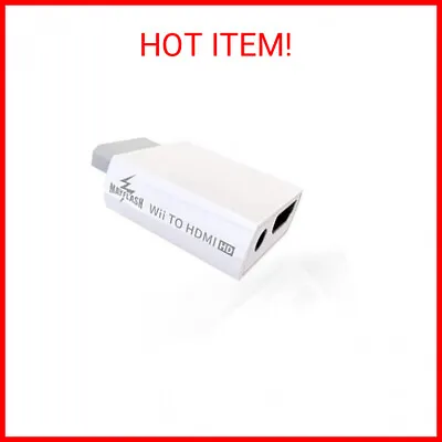 MAYFLASH Wii To HDMI Converter 1080P For Full HD Device Wii HDMI Adapter With 3 • $24.21