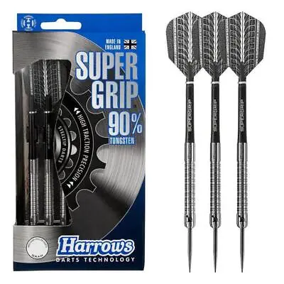 Harrows Supergrip 90% Tungsten Steel Tip Darts • £36.99