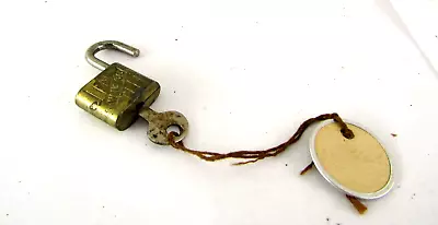 Vintage Walsco Mini Small Padlock Old Lock W/ Key Collectable • $5.99