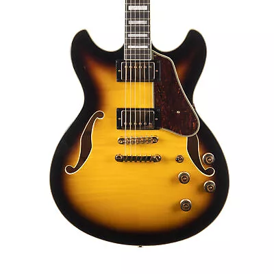 $1033.76 • Buy Used Ibanez Artcore Expressionist AS93FM Semi Hollow - Antique Yellow Sunburst