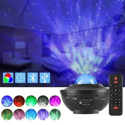 £13.68 • Buy LED Galaxy Projector Light Starry Sky Star Bluetooth Music Night Light Remote UK