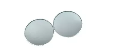 3 Inch Convex Blind Spot Mirror Aluminum Frame W/Adhesive Set Of 2 • $12.95