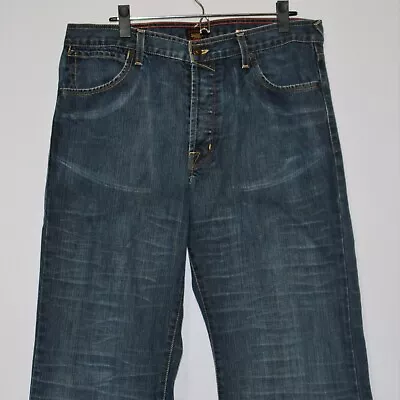 Von Dutch Jeans Mens Size 34 X 32 Denim Button Fly Engineer Kustom Made USA • $59.83