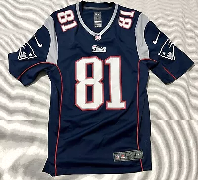 Nike NFL New England Patriots On Field Jersey #81 Aaron Hernandez S • $36.95