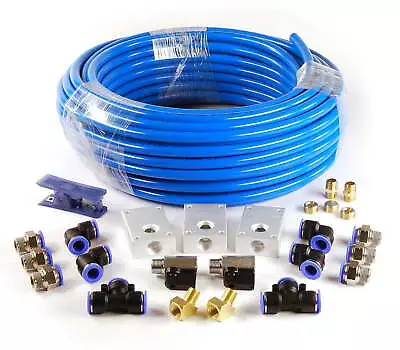 Garage Shop Compressed Air Line Kit Rapid Fit Complete System 100 Ft. 1/2 New • $72.22