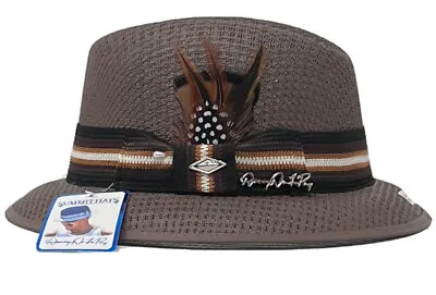 Danny De La Paz Signature Brown Lowrider Fedora Hat Mens By Summit Hats • $62.95