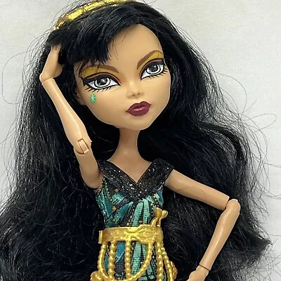 Monster High Frights Camera Action Black Carpet Cleo De Nile Doll • $19.99