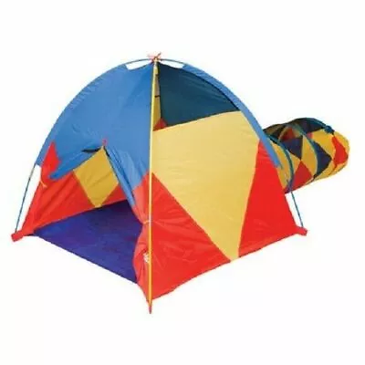 Pacific Play Tents Find Me A'la Mode Tent & Tunnel Combo *distressed Pkg* • $39.99