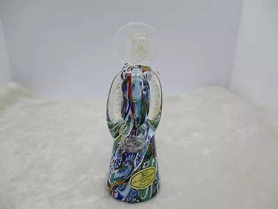 Small Vintage La Serenissima Murano Millefiori Gold Flecked Glass Angel • $62.99