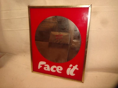 $10 • Buy Face It Mirror Mid Century Modern Atomic Starburst Vintage Antique 50 60 70 80 