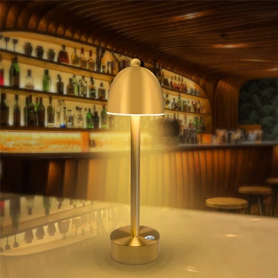 £17.99 • Buy Modern LED Table Lamp USB Rechargeable Lamp Dimmable Bar Night Light ​Cordless~