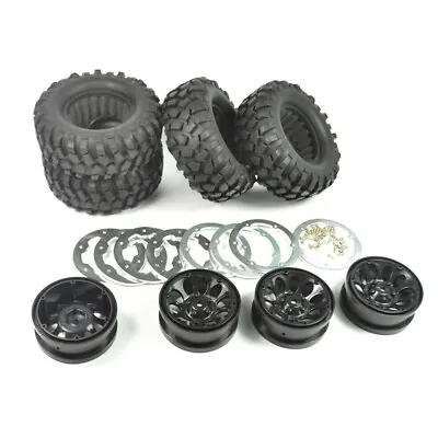 £20.80 • Buy 4Pcs 1:10 RC Rock Crawler 1.9  96mm Rubber Tires Tyre For SCX10 90046 D90 TRX4