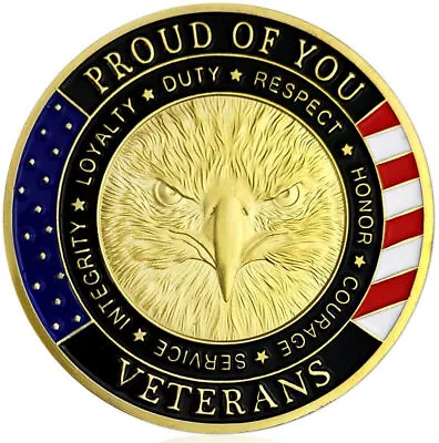 Thank You For Your Service Challenge Coin Appreciation Military Decorations • $3.34