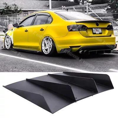 For VW Jetta MK6 MK7 7.5 Rear Diffuser 4 Fins Bumper Splitter Spoiler Body Kit • $69.66