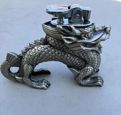 Vintage Dragon Table Lighter Comoys Of London Japan • $49.99