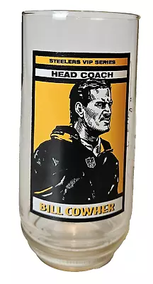 Bill Cowher Pittsburgh Steelers 1997 VIP Series  Coca Cola Glass • $15