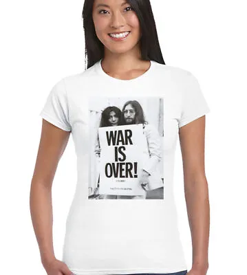 War Is Over If You Want It Womens John Lennon Tribute T-Shirt Peace  • £10.99