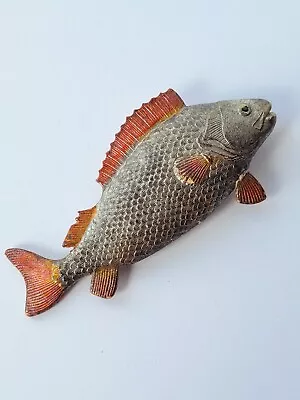 Antique 3-Dimensional German Dresden Cardboard Perch Fish Christmas Ornament • $250