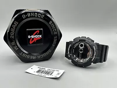 Casio G-Shock Men's Watch Black/Reflective Dial GD-100BW-1 (3263) NICE • $63.99