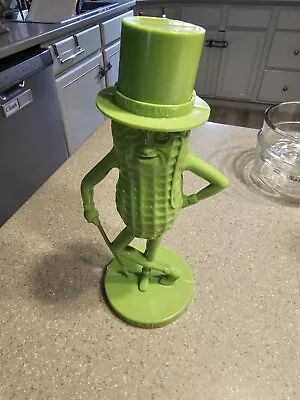 Lime Green Planters Vintage 1950's MR PEANUT BANK Plastic Figure 8.25  • $500