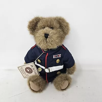 NEW Boyds Marine Bearster USA Brown Bear 10  Collectible Plush / Style #905002 • $18.99