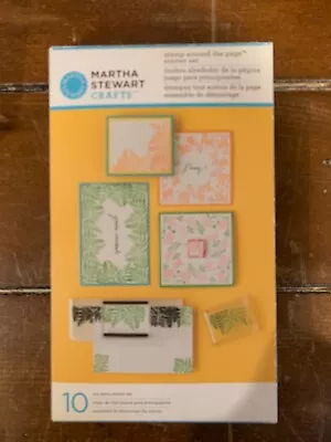 Martha Stewart Stamp Around The Page Starter Set - Butterflies & Ferns • $12.99
