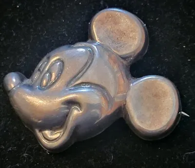 Stunning Vintage Mexico 925 Sterling Silver Smiling Mickey Mouse Pin Brooch • $64.99