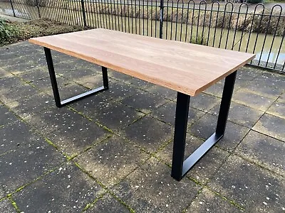 Custom Solid Wood Industrial Tables Made To Order • £900