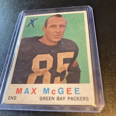 1959 Topps Football #4 Max McGee VG • $7.25