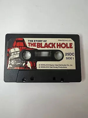 VTG Buena Vista Disney The Story Of The Black Hole Cassette Tape Tested  • $8