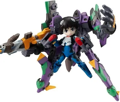 $136 • Buy Desktop Army Evangelion Shinji Ikari & EVA Unit-01 Figure MEGAHOUSE Anime Toy